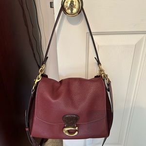 Authentic Coach - May Should Bag with Snakeskin Detail